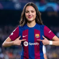Olivia Rodrigo se toma el clásico entre Barcelona y Real Madrid