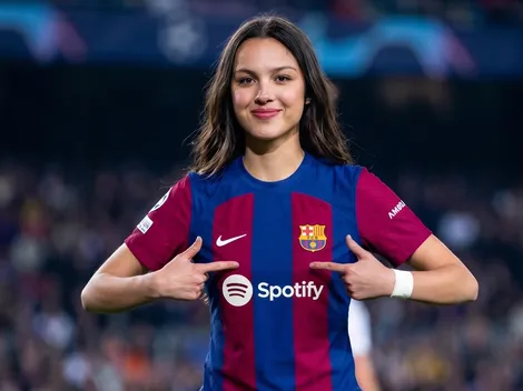 Olivia Rodrigo se toma el clásico entre Barcelona y Real Madrid