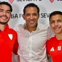 Alexis Sánchez vive tierno reencuentro con Jean Beausejour en Sevilla