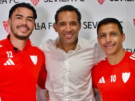 Alexis Sánchez vive tierno reencuentro con Jean Beausejour en Sevilla