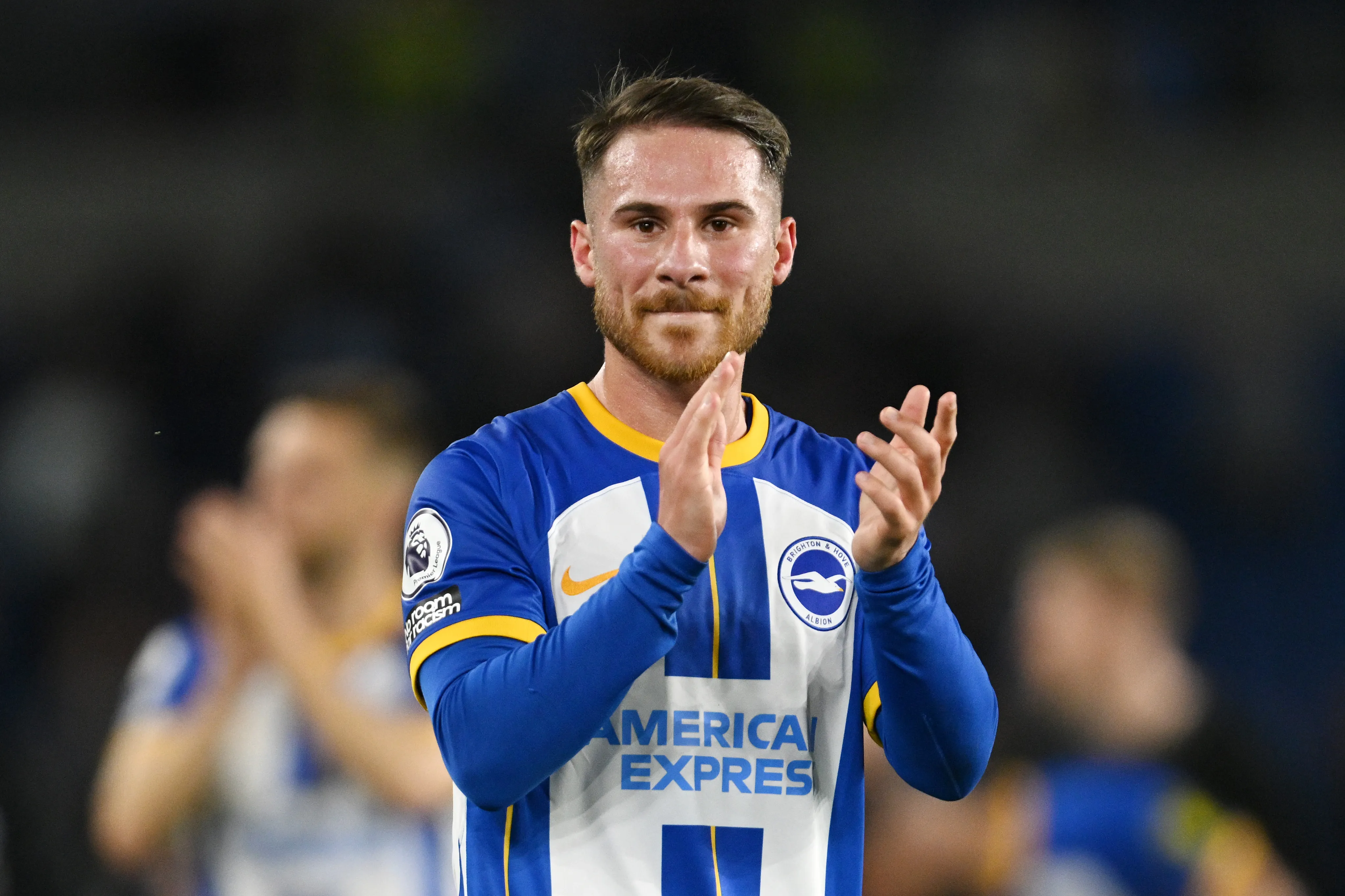 Alexis Mac Allister se dio a conocer en el Brighton. (Mike Hewitt/Getty Images).