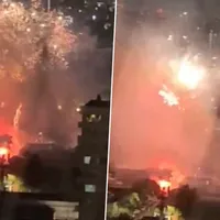 ¿Quiénes fueron? Explican los fuegos artificiales en Santiago