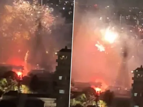 ¿Quiénes fueron? Explican los fuegos artificiales en Santiago