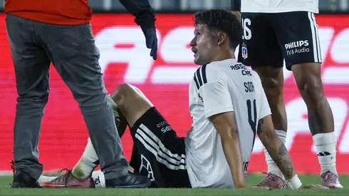 Sosa tuvo que ser reemplazado ante Palestino.