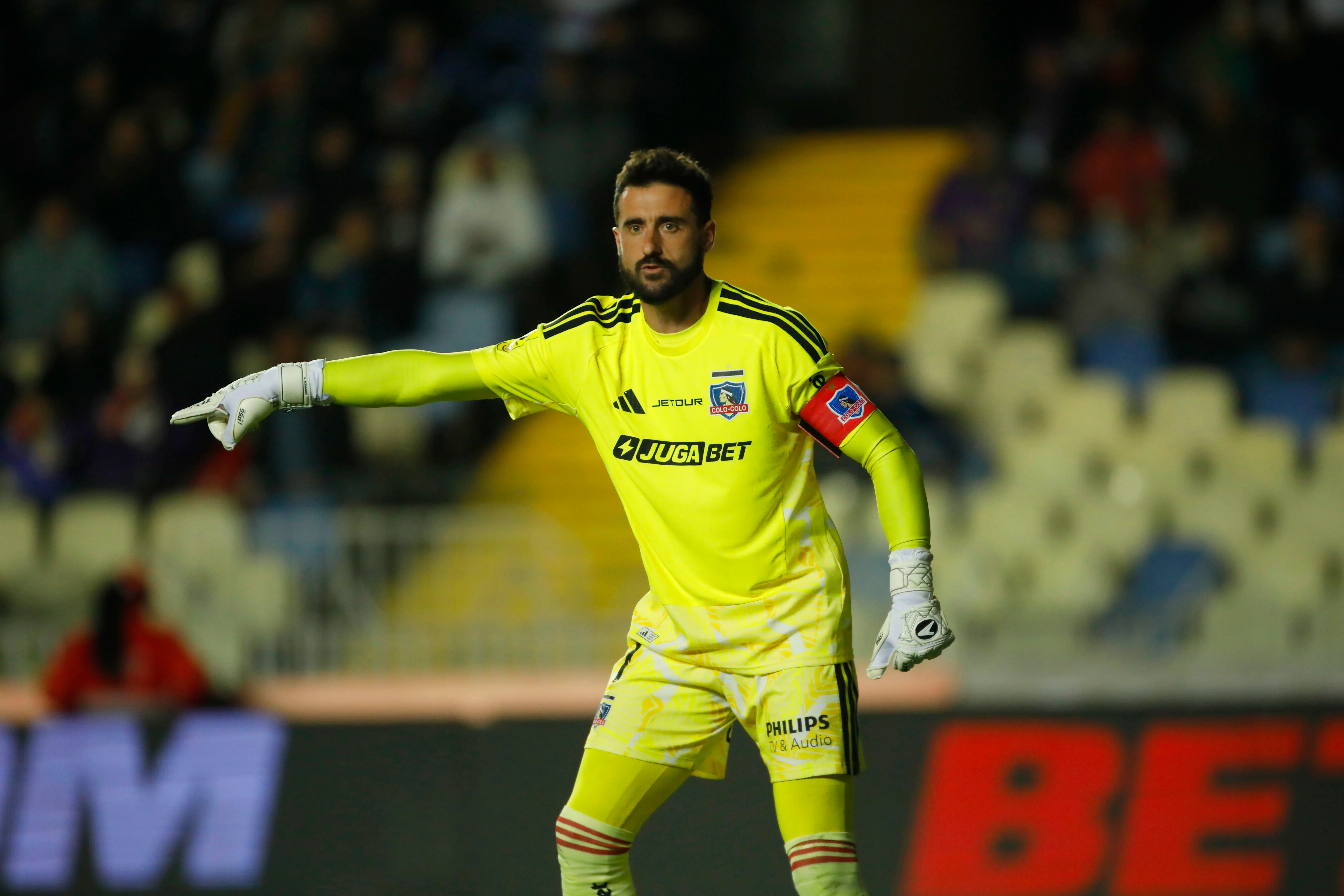 Fernando De Paul sufrió una fuerte lesión en el encuentro con Palestino/Photosport
