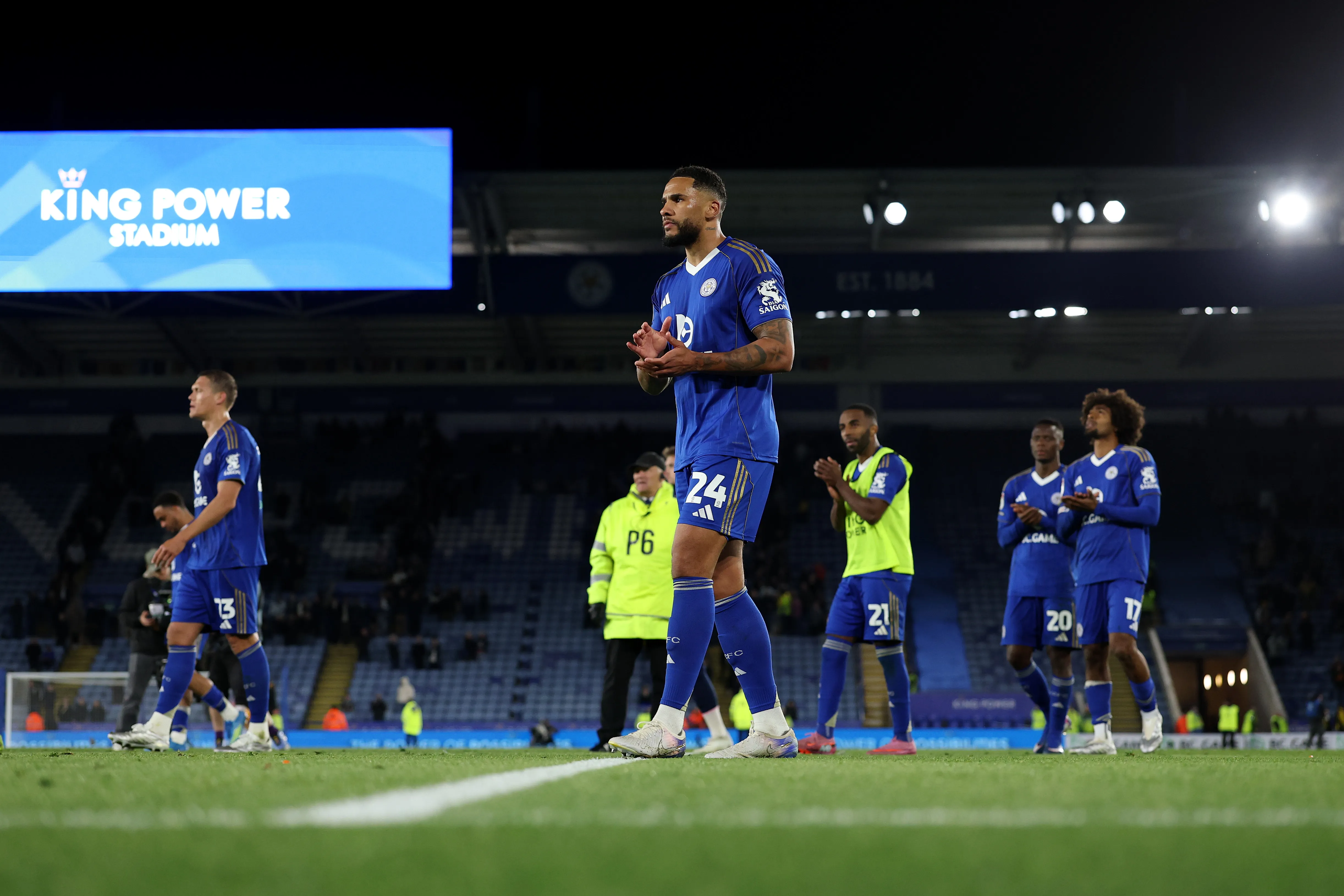 Leicester perdió la categoría y cayó a la League One. (Photo by Michael Regan/Getty Images)