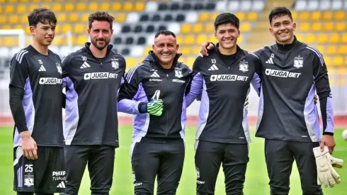 Santiago Tapia, Fernando de Paul, Jorge Martínez (ex preparador de arqueros), Benjamín Morales y Eduardo Villanueva.