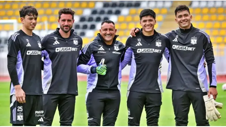 Santiago Tapia, Fernando de Paul, Jorge Martínez (ex preparador de arqueros), Benjamín Morales y Eduardo Villanueva.