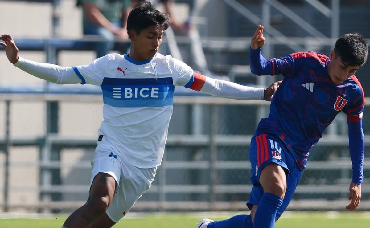 U. Católica golea a U. de Chile en el clásico universitario de la Sub 18
