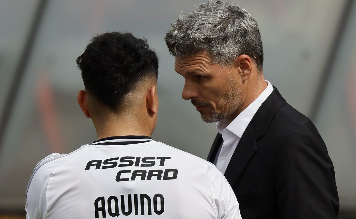 Ortiz le responde con firmeza a Aquino en Colo Colo: “Me tranquiliza que jugará donde yo quiera”