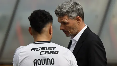 Claudio Aquino y Fernando Ortiz dialogan en el Cacique.