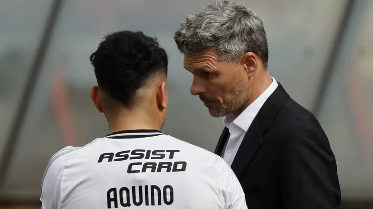 Claudio Aquino y Fernando Ortiz dialogan en el Cacique.