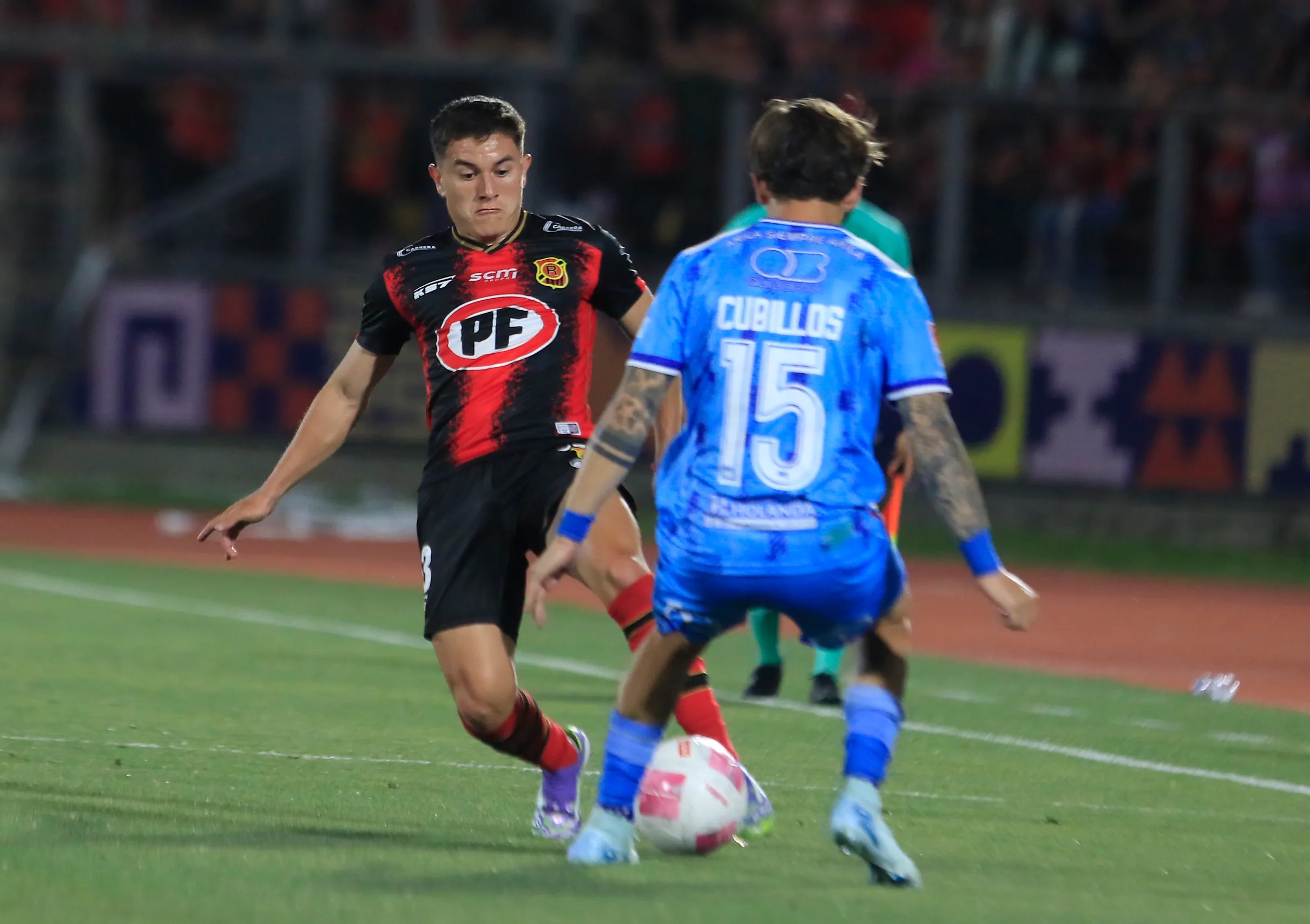 Agustín Mora en Rangers vs San Marcos de Arica por la Liguilla de Ascenso 2025. (Jose Robles/Photosport).