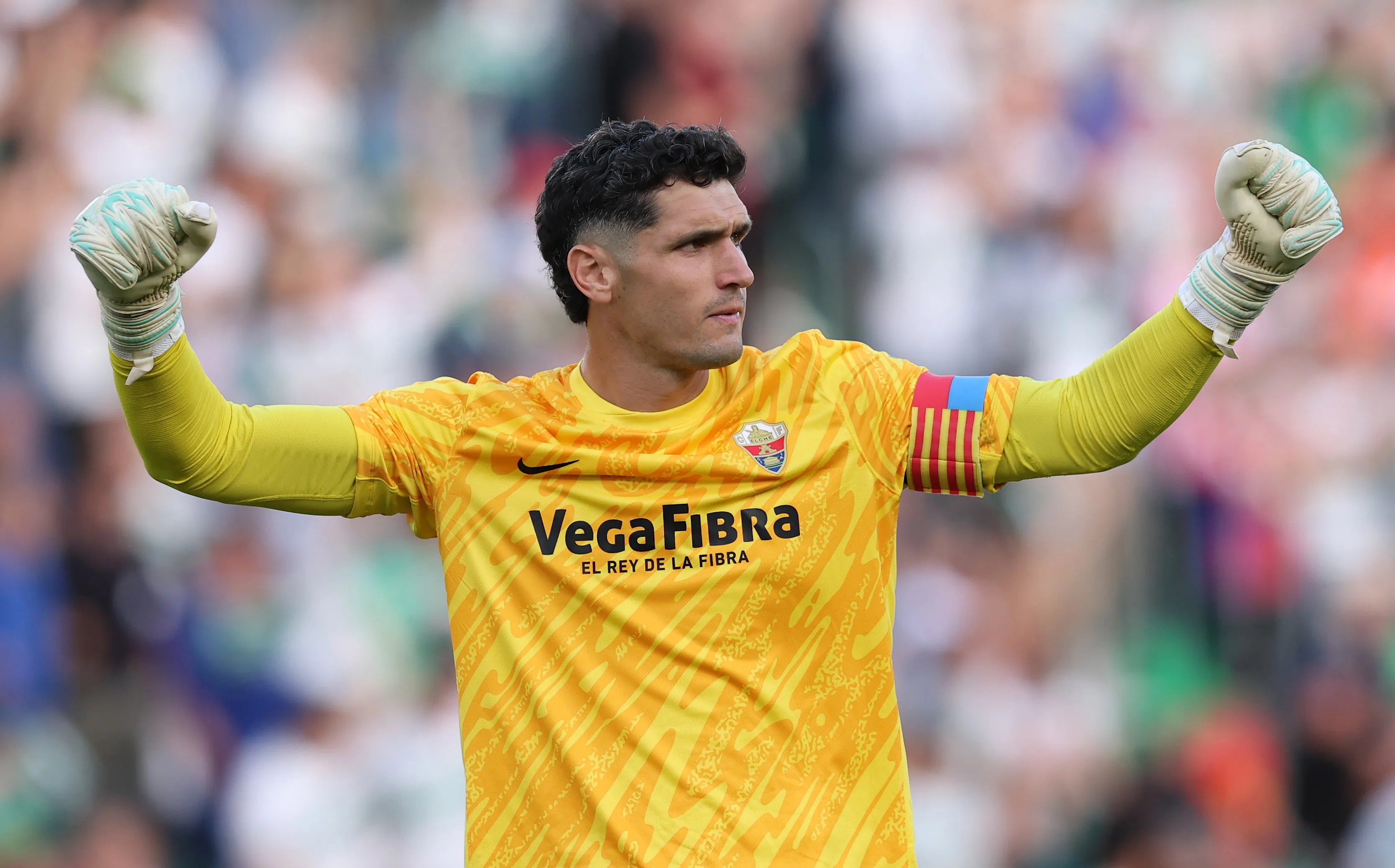 Matías Dituro se ha convertido en una de las figuras del Elche. (Photo by Clive Brunskill/Getty Images)