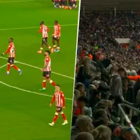 Les hicieron cuatro goles en un tiempo y así reaccionaron sus hinchas en la Premier