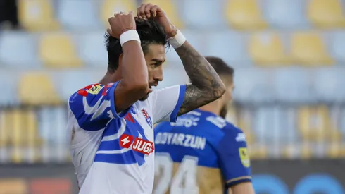 Juan Martín Lucero no suma goles con U de Chile.