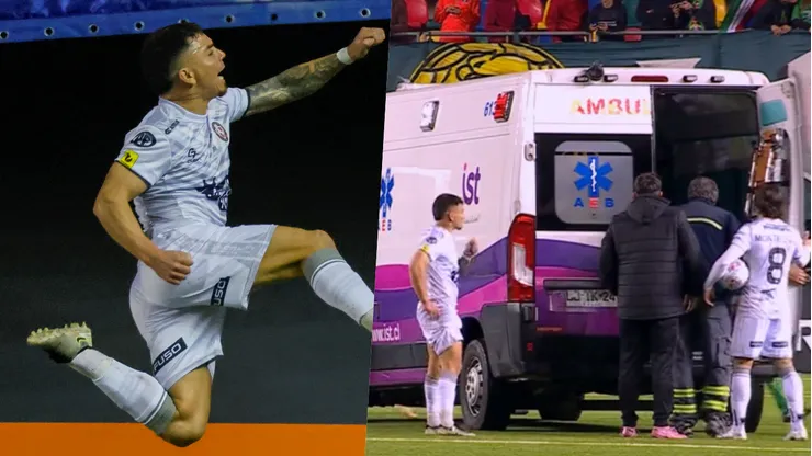 Así se retiró el jugador de Audax en el duelo ante Limache.