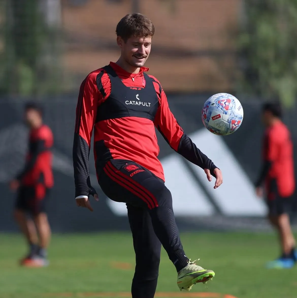 El optimismo de Joaquín Sosa en Colo Colo para jugar ante U de Conce. Foto: Colo Colo.