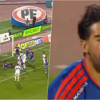 Lucero anota su primer gol en la U: abrió la cuenta en el clásico