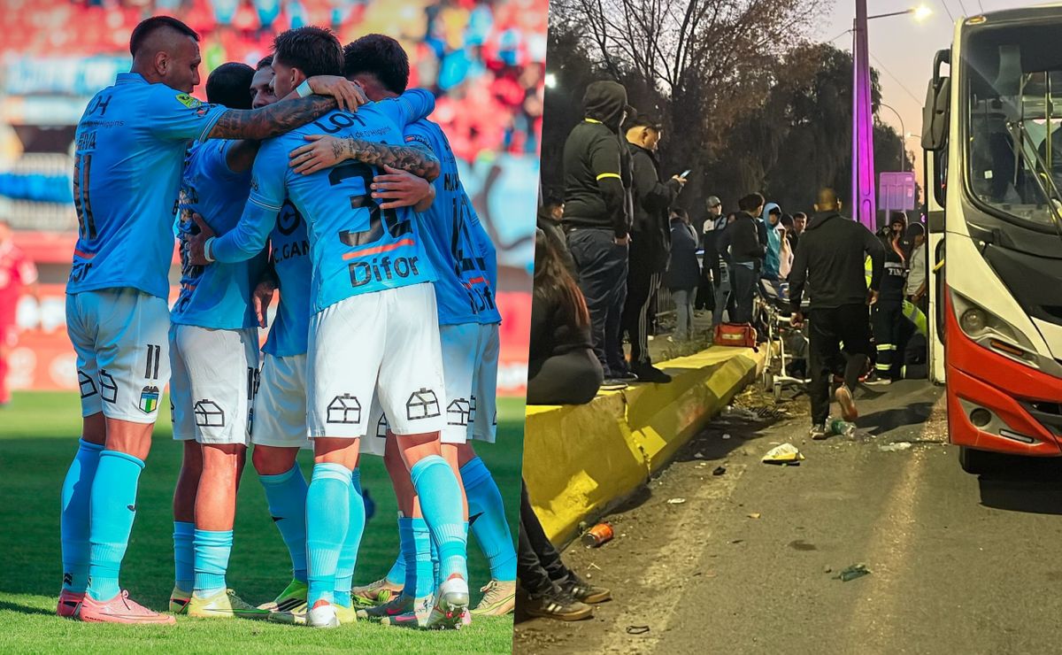 No se vio en TV: triunfo de O’Higgins termina con buses apedreados e hincha en hospital