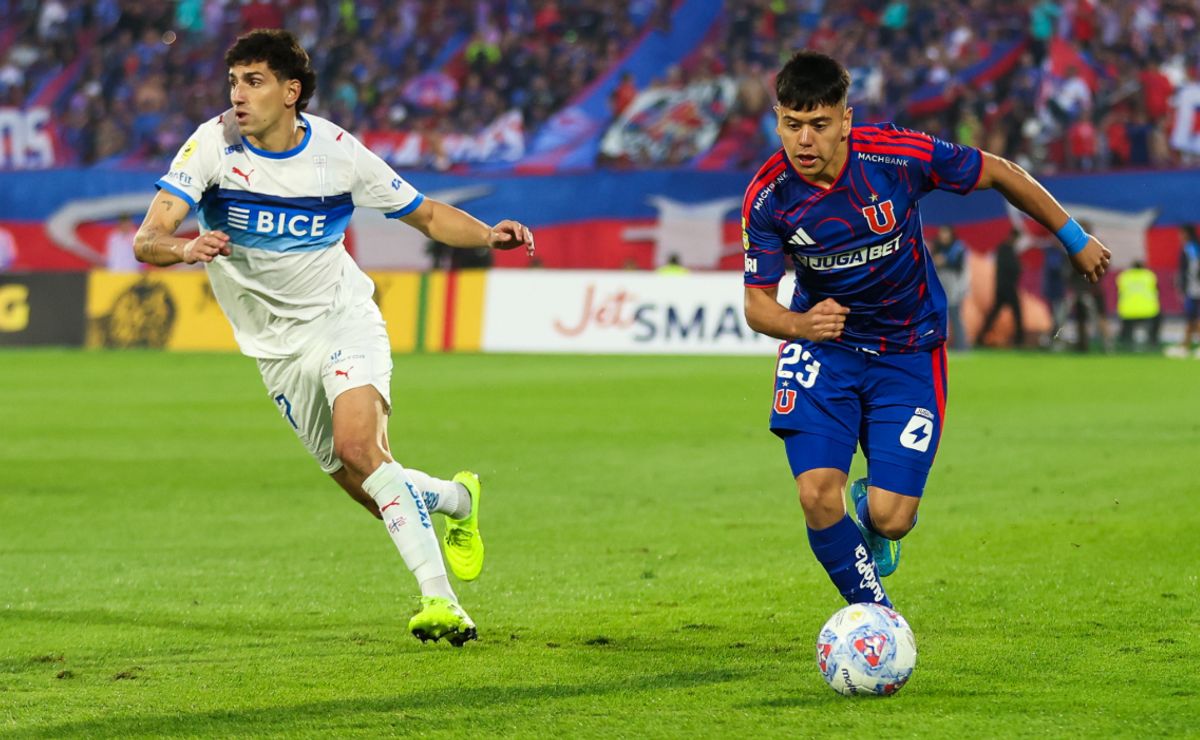 Ignacio Vásquez tras brillar en la U de Chile que ganó el Clásico Universitario 202: “Desde pequeño juego medio pichulero, tengo cositas de Neymar”