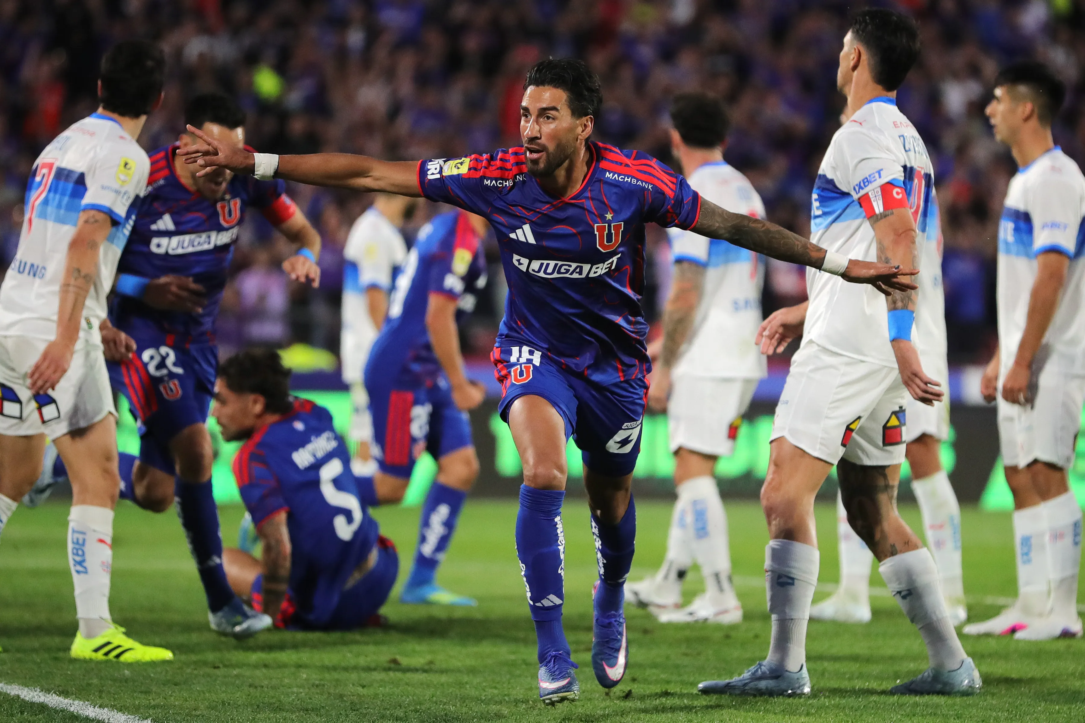 Juan Martín Lucero anotó su primer gol con la U/Photosport