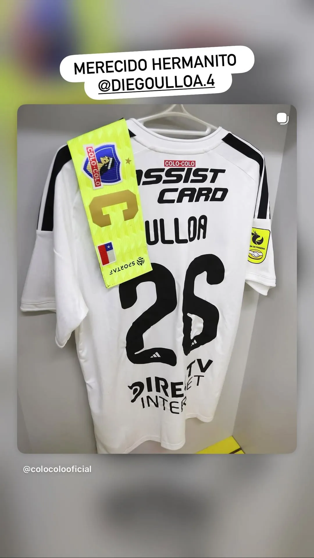 Lucas Cepeda respaldó a Diego Ulloa como capitán de Colo Colo