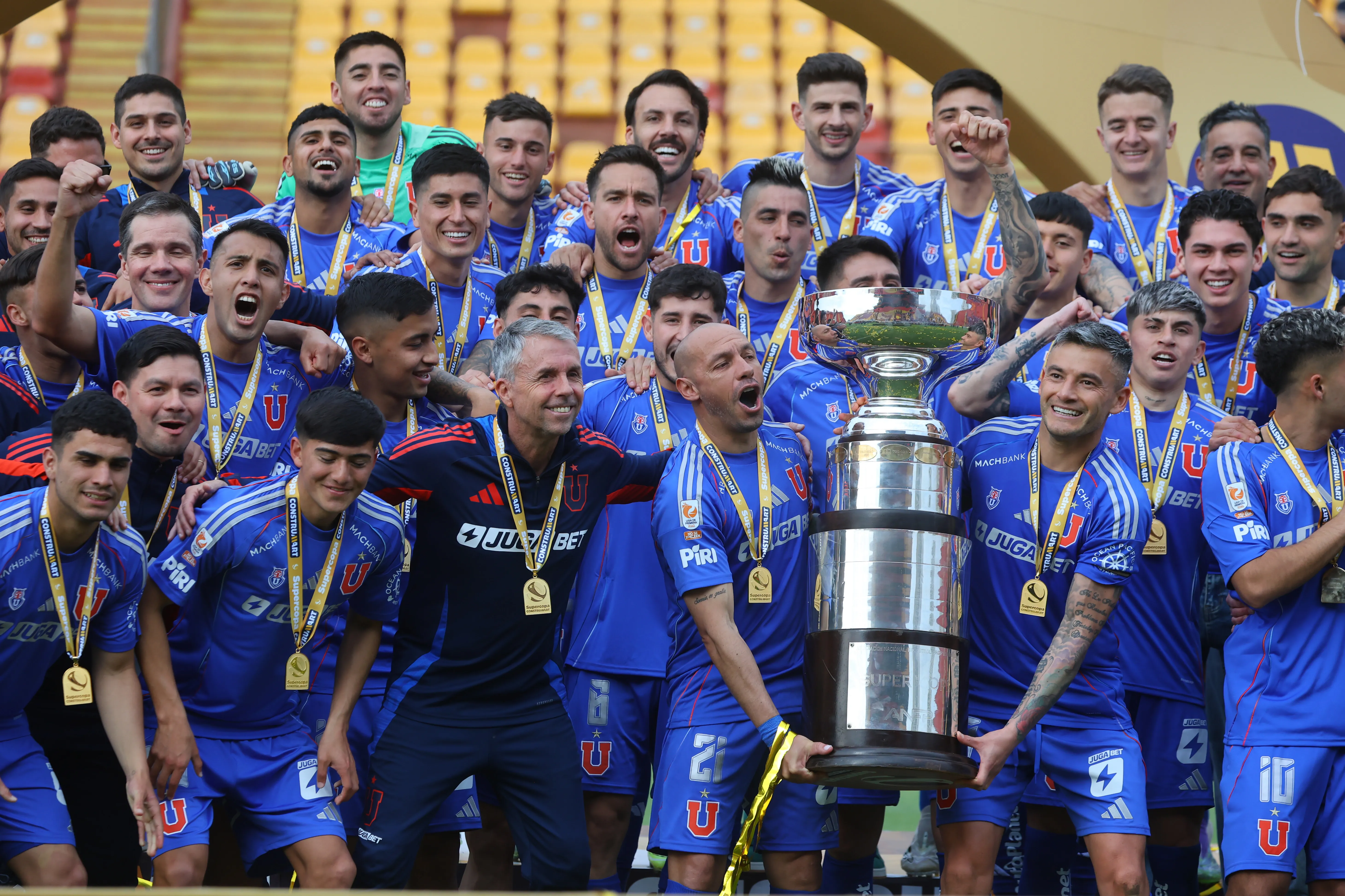 U. de Chile ganó la Supercopa 2025 ante Colo Colo. Imagen: Photosport