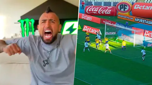 Vidal celebró el triunfo de Colo Colo