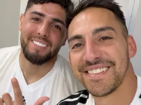 El íntimo festejo de Javier Correa y Maximiliano Romero en Colo Colo