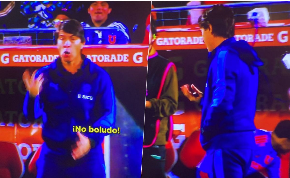 El seguimiento a Garnero en el clásico: del “no, boludo” a Rossel hasta el gesto al cuarto árbitro