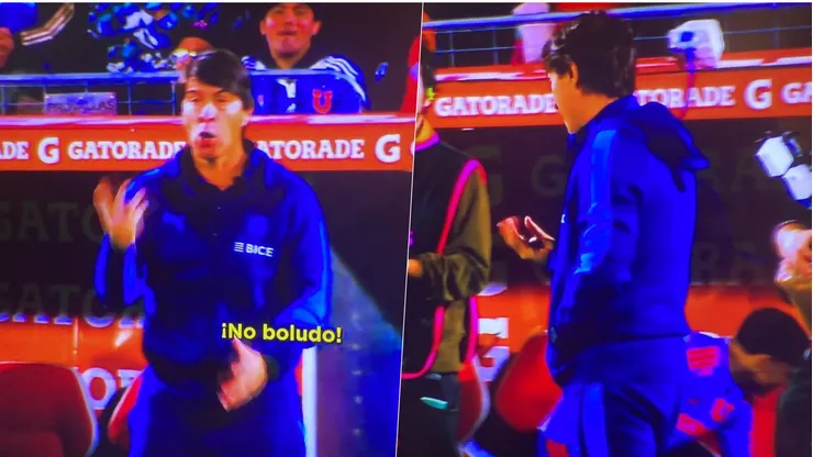 Garnero estuvo muy inquieto en la banca de la UC
