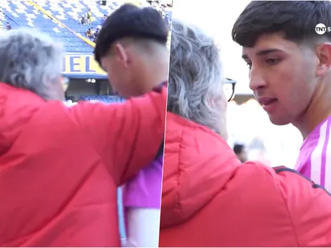 No se vio en TV: el tierno momento entre Morón y Maureira en Colo Colo