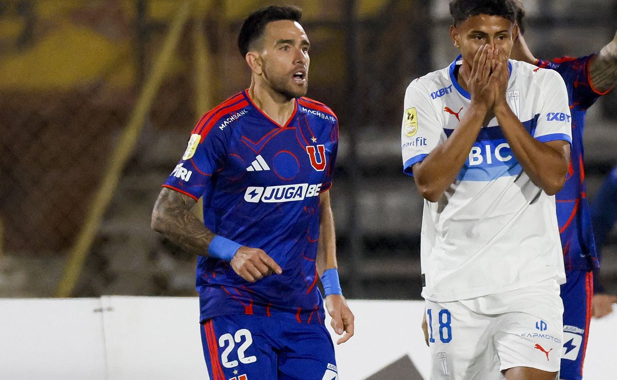 U de Chile: revelan imágenes del cara a cara de Zaldivia contra Cuevas desde un ángulo inédito