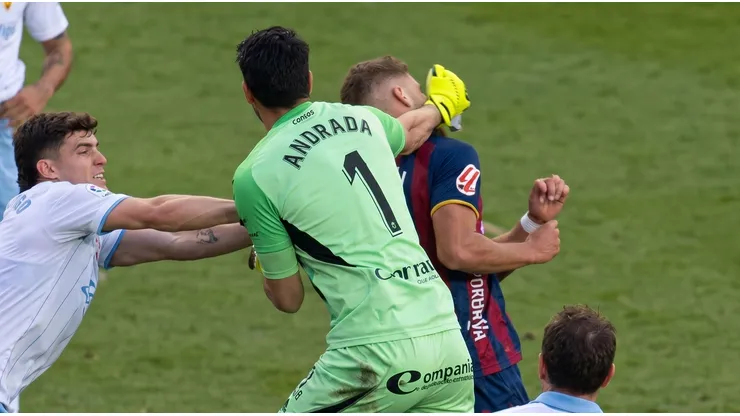 Andrada podría recibir un durísimo castigo en el fútbol español.