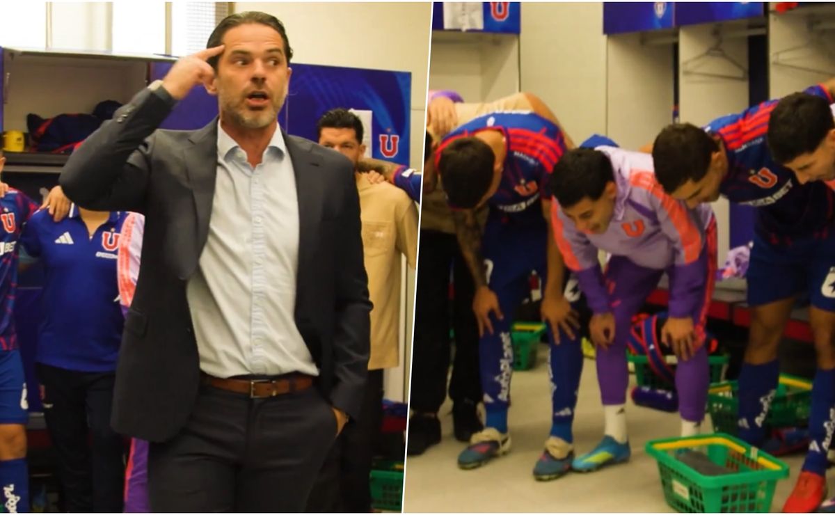 La eufórica arenga de Gago que sacó un ceacheí de los jugadores de la U: “Quiero pasar por arriba de la UC”