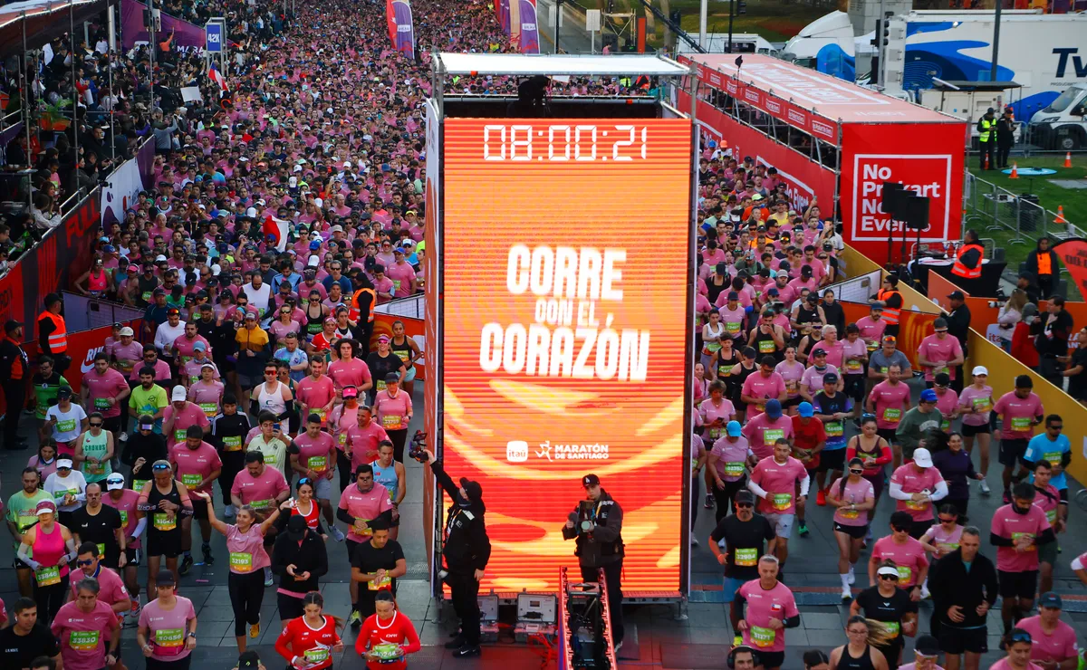 Maratón 2026 en Santiago reúne a más de 35 mil runners