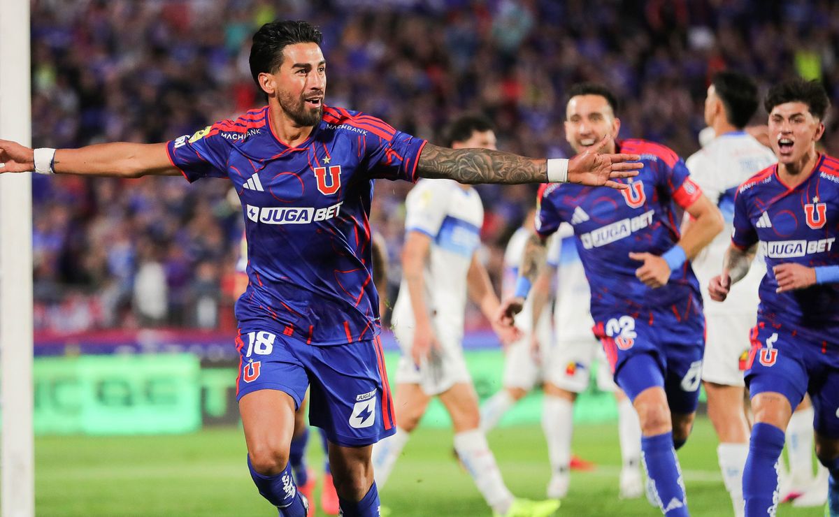 El particular festejo de Juan Martín Lucero en la U tras el Clásico Universitario: ¿A Colo Colo?