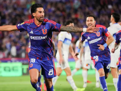 ¿A Colo Colo? El festejo de Lucero en la U tras la UC