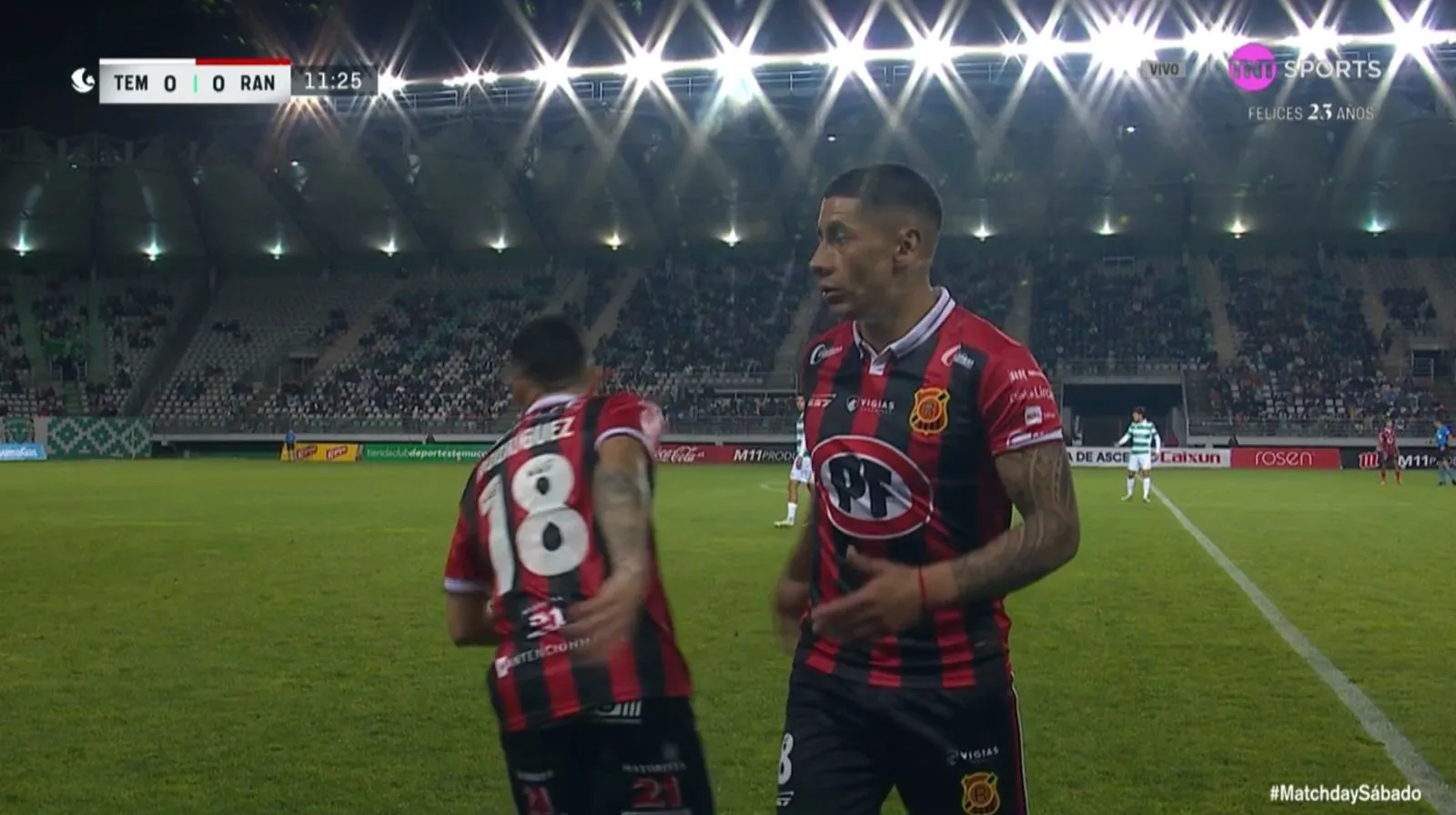 Alonso Rodríguez sustituyó al lesionado Alejandro Márquez. (Captura TNT Sports).