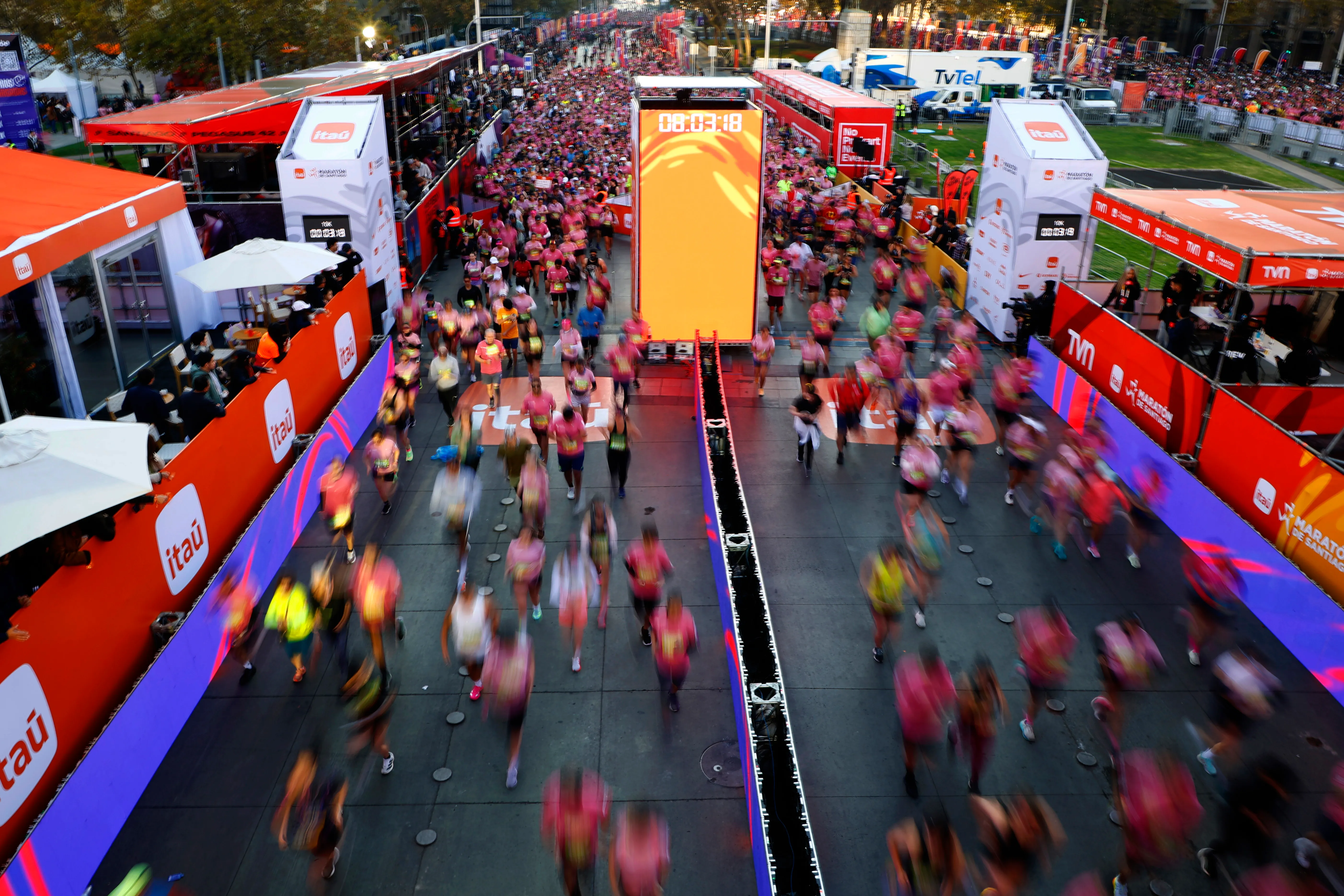 El Maratón de Santiago congregó a más de 35 mil participantes