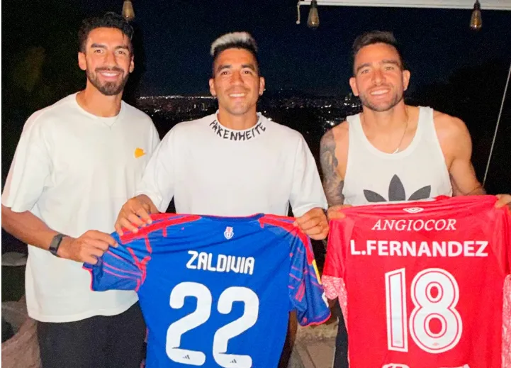 Leandro Fernández visitó a Juan Martín Lucero y Zaldivia hace algunas semanas.  Foto: Instagram.
