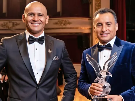 ¡Histórico! Chupete Suazo y Fabián Estay entran al Salón de la Fama