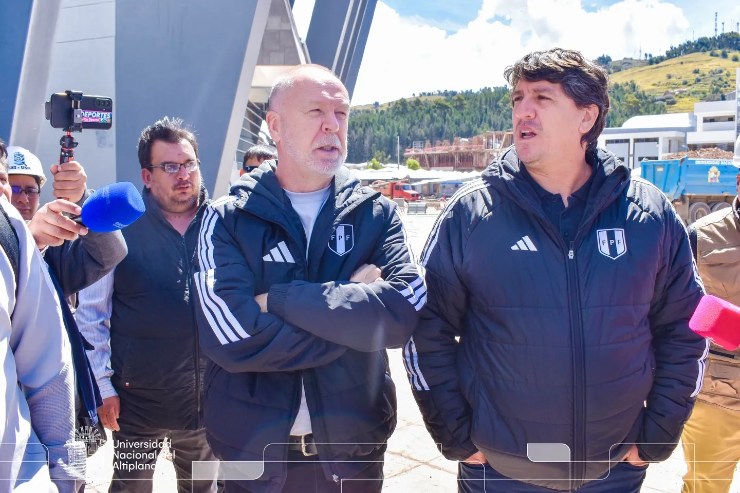 Mano Menezes en Perú. / Foto: selección peruana.