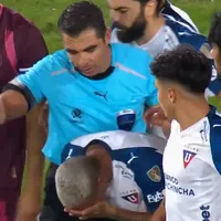 Brasileño pintamonos acusa agresión de árbitro chileno en la Libertadores