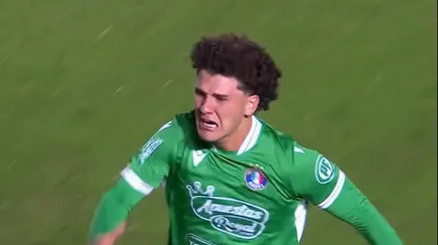 La emoción de Loyola tras marcar el empate de Audax en Copa Sudamericana