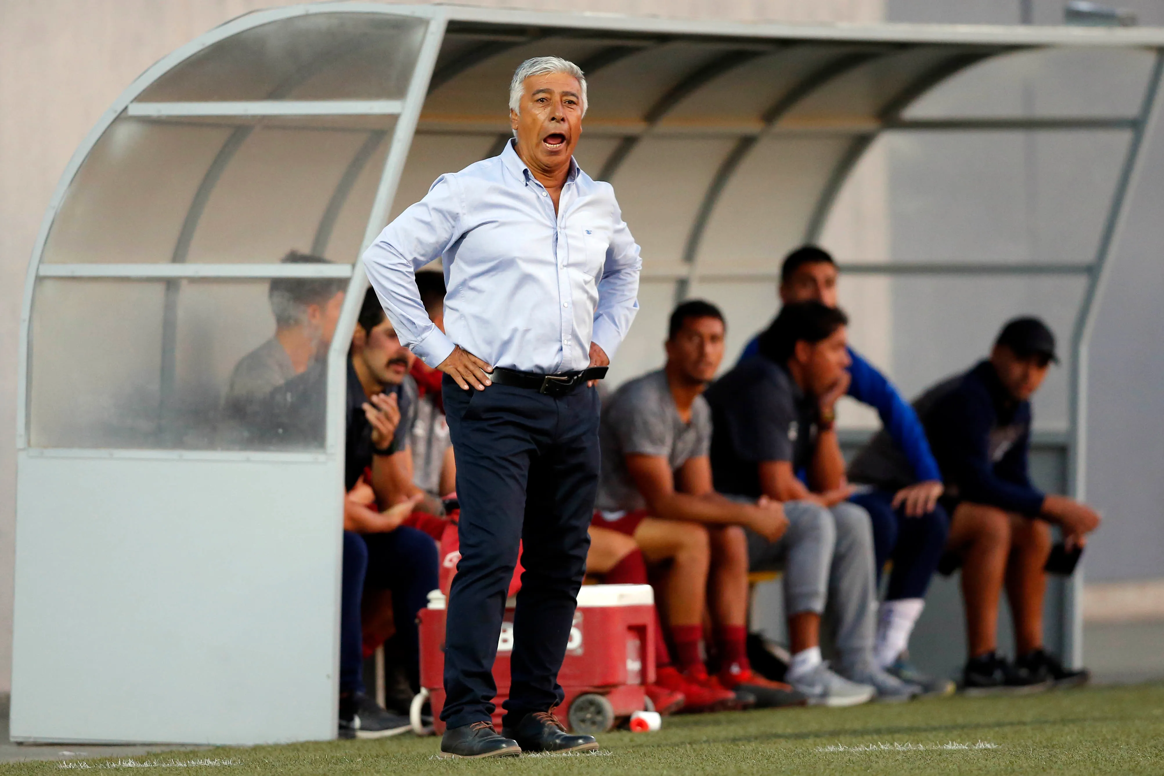 Hurtado en su primer año con el club en la B /Photosport