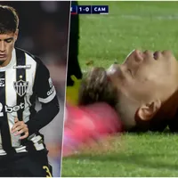 Iván Román vuelve a jugar con el Mineiro y termina K.O. en la altura