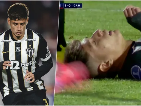 Iván Román vuelve a jugar con el Mineiro y termina K.O. en la altura