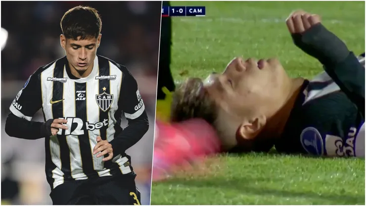Iván Román volvió a jugar con Atlético Mineiro tras más de un mes.